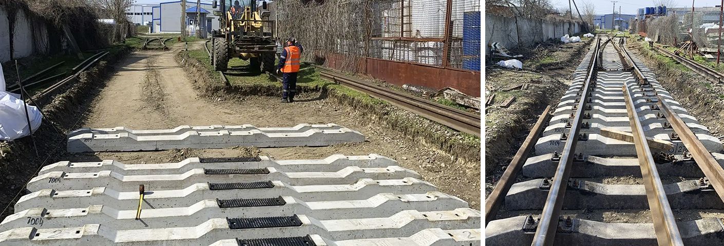 Капитальный ремонт Ж/Д путей и стрелочного перевода на территории терминала в Краснодаре