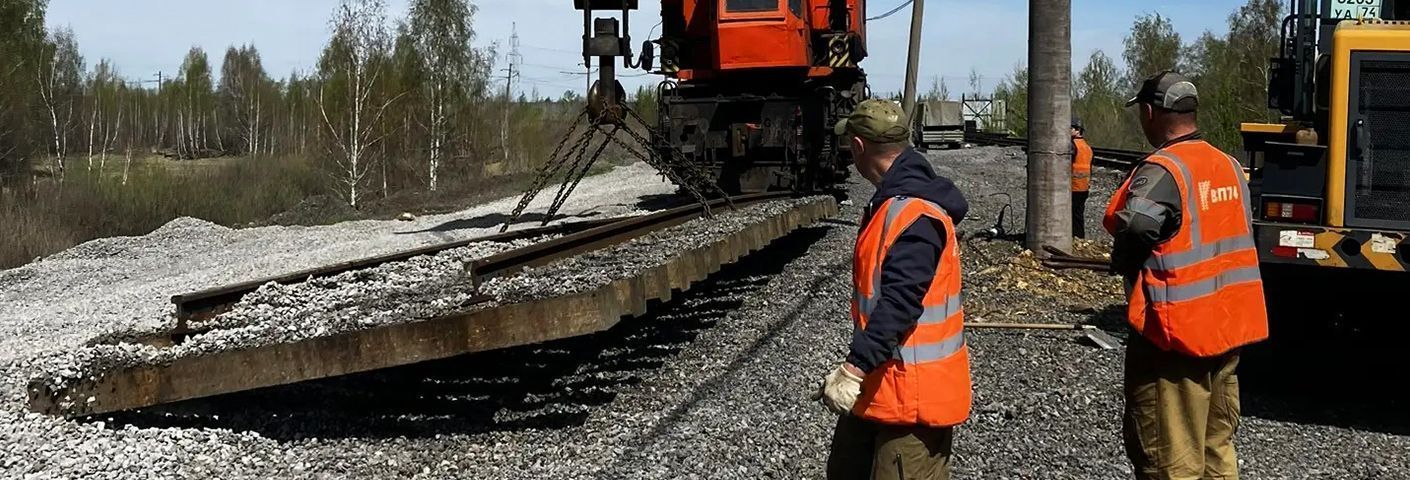 Капитальный ремонт Ж/Д путей с укладкой нового стрелочного перевода на территории рельсосварочного предприятия