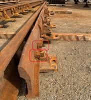 Болт контррельсовый М27×210 — в стрелочном переводе Болт контррельсовый М27×210 — в стрелочном переводе