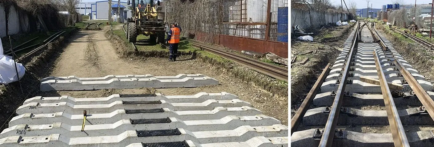 Капитальный ремонт Ж/Д путeй и стрелочного перевода на территории терминала в Краснодаре